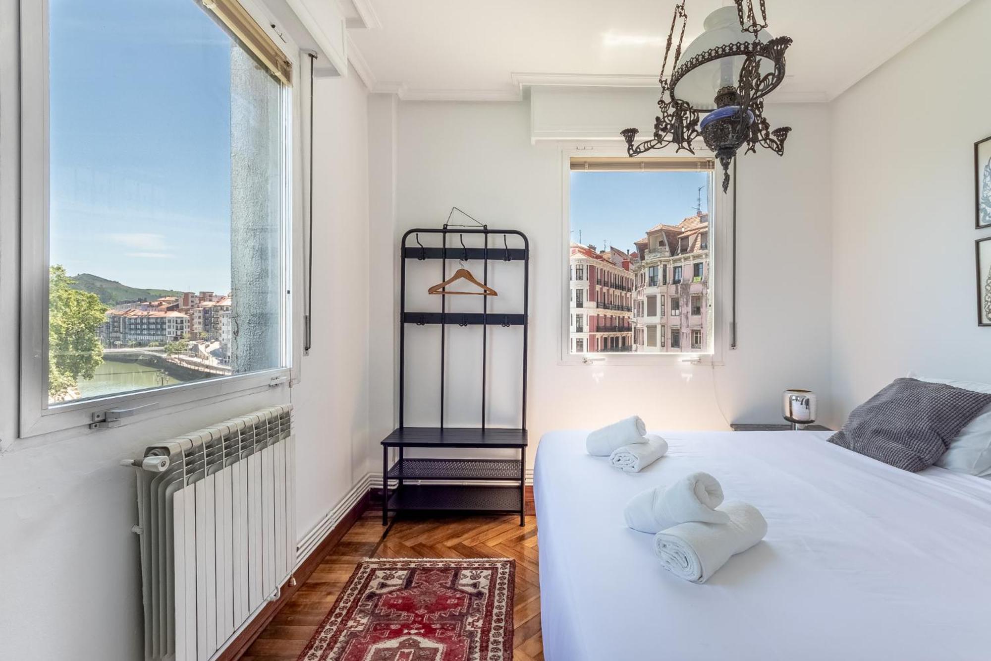 Apartamento Con Vistas A La Ria Bilbau Exterior foto
