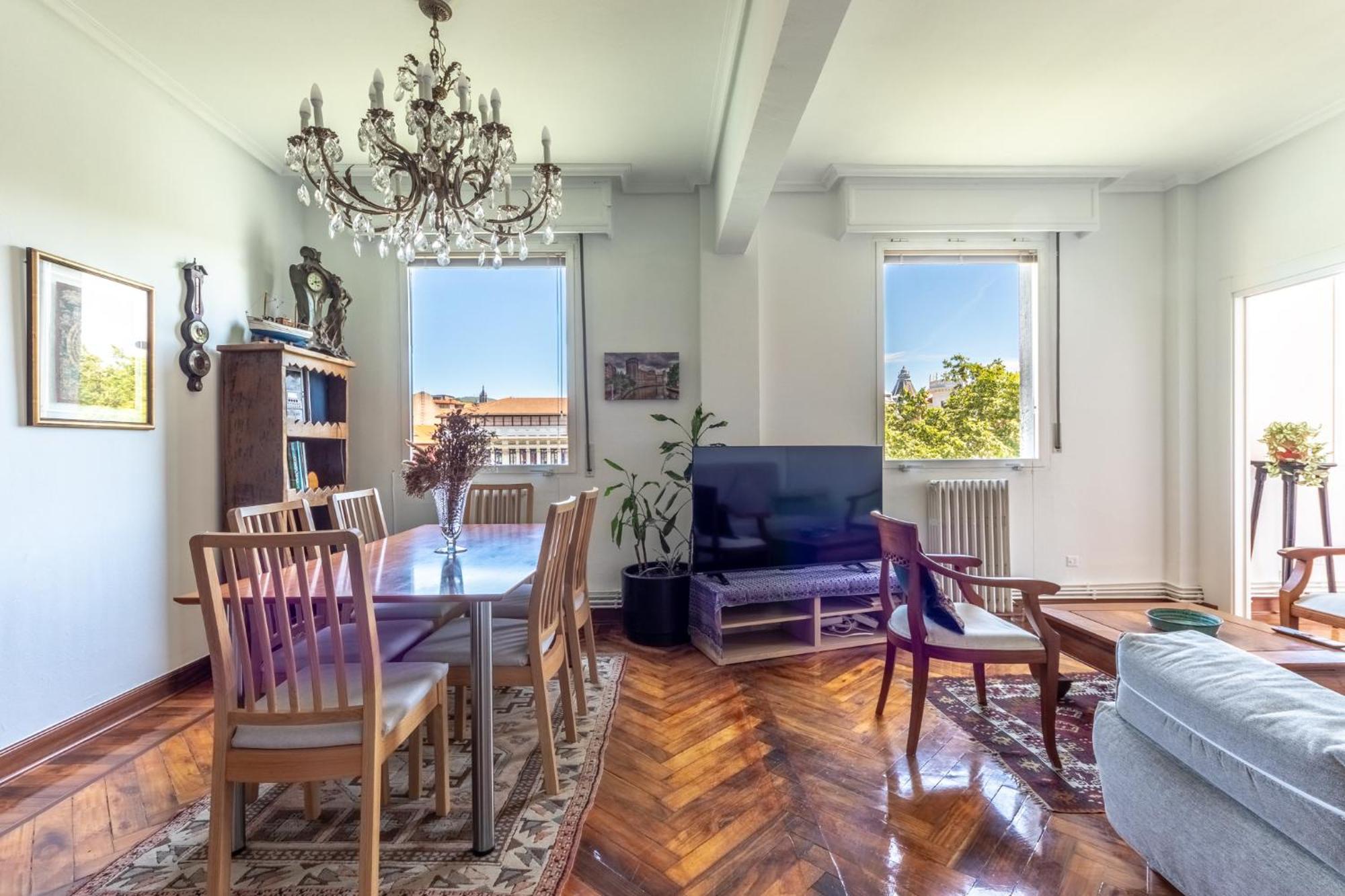 Apartamento Con Vistas A La Ria Bilbau Exterior foto